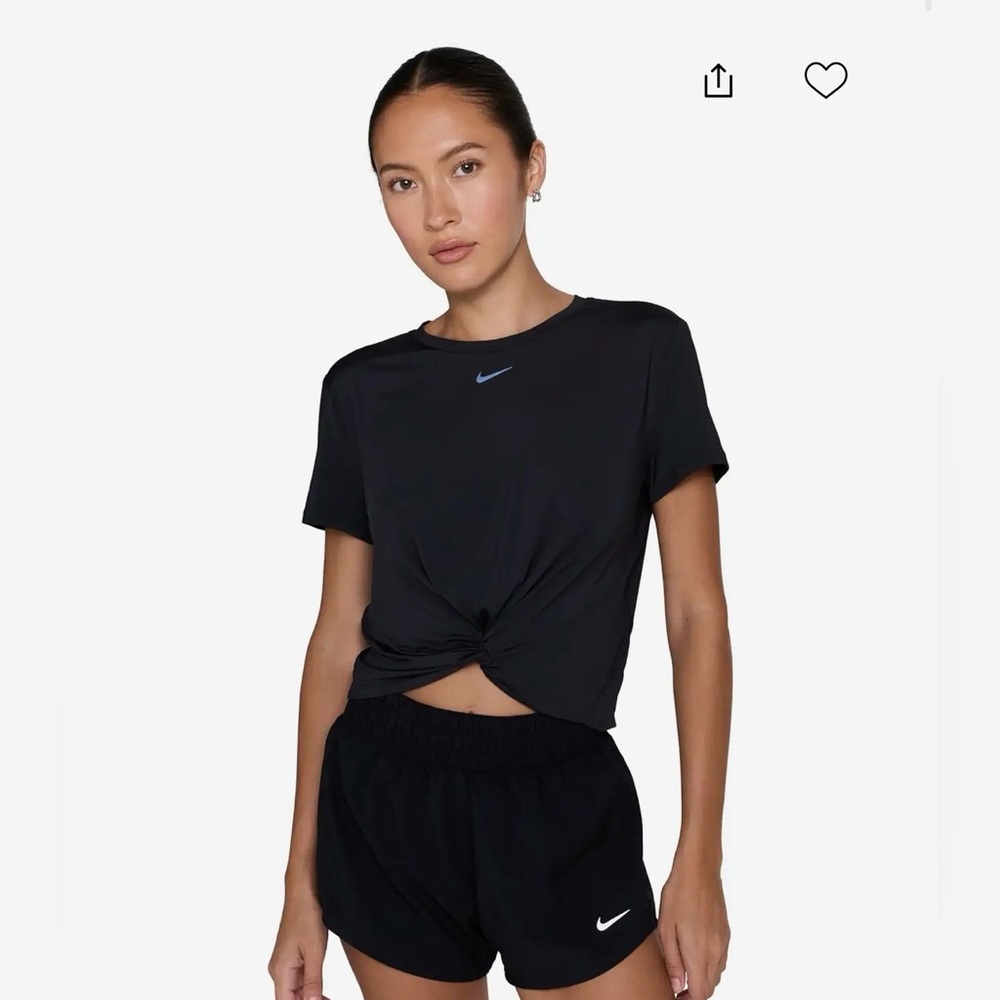 Nike Women's mint Twist Front Tee
